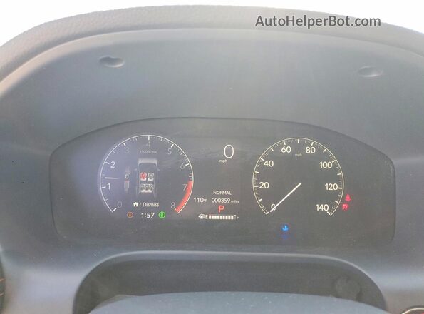 3CZRZ2H53TM721479 2026 HONDA HR-V Gray Instrument cluster view