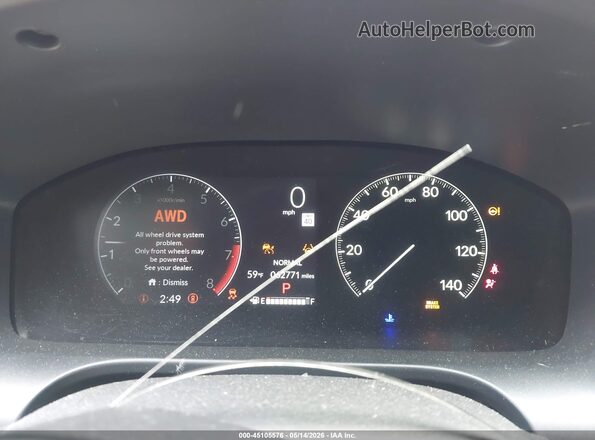 3CZRZ2H54RM753009 2024 HONDA HR-V Red Вид задніх сидінь