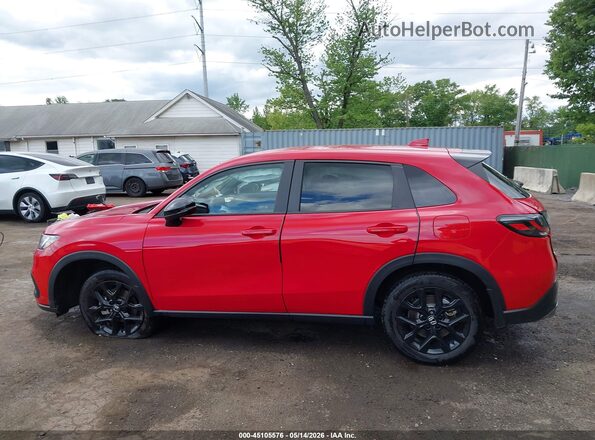 3CZRZ2H54RM753009 2024 HONDA HR-V Red Панорамний вид салону 360°
