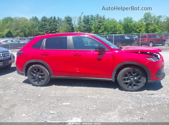 3CZRZ2H54SM794486 2025 HONDA HR-V Red Widok wnętrza z tyłu