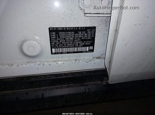 3CZRZ2H55PM738094 2023 HONDA HR-V White 