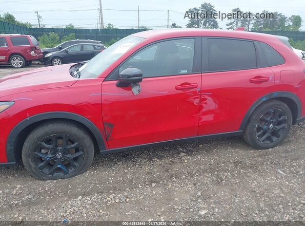 3CZRZ2H56RM735451 2024 HONDA HR-V Red წინა ხედი
