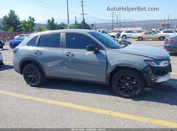 3CZRZ2H56RM761807 2024 HONDA HR-V Gray Widok wnętrza z tyłu