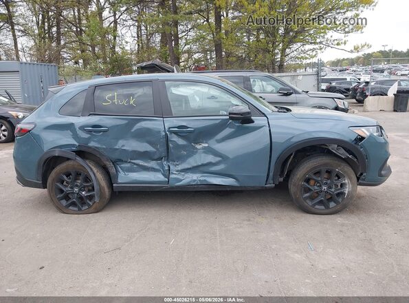 3CZRZ2H56SM734368 2025 HONDA HR-V Blue Սալոնի հետևի տեսք