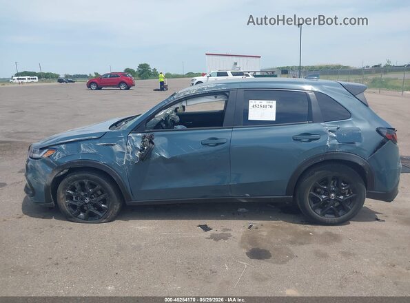 3CZRZ2H56SM796711 2025 HONDA HR-V Blue 360 interior view