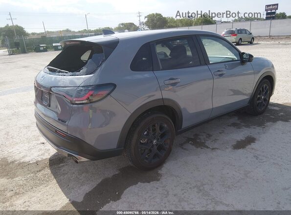 3CZRZ2H57SM724285 2025 HONDA HR-V Light Blue Задняя правая четверть