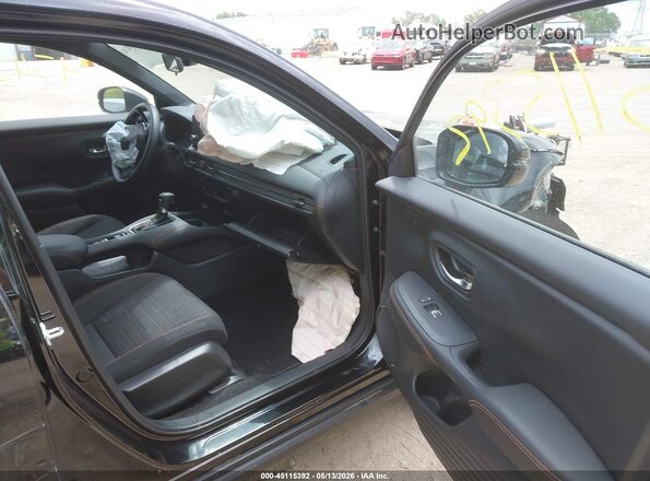 3CZRZ2H57TM754758 2026 HONDA HR-V Black Widok wnętrza z przodu