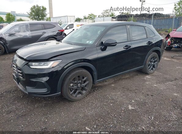 3CZRZ2H58PM735223 2023 HONDA HR-V Black Przód lewy