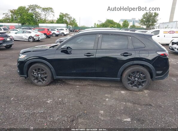 3CZRZ2H58PM735223 2023 HONDA HR-V Black Widok wnętrza 360 stopni