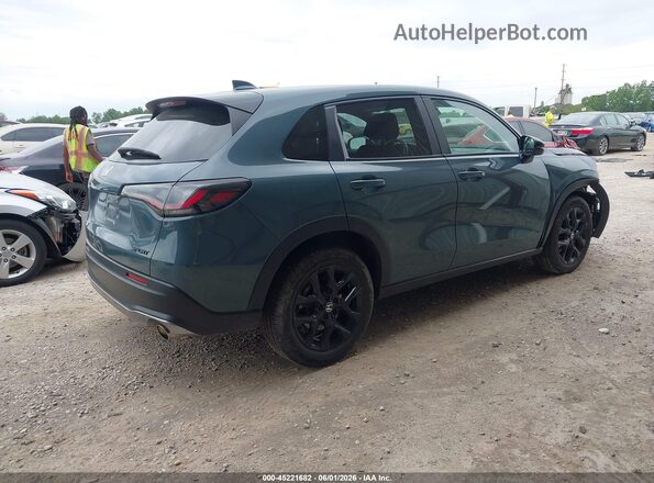 3CZRZ2H5XRM729667 2024 HONDA HR-V Blue Rear right