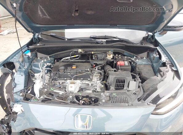 3CZRZ2H5XRM729667 2024 HONDA HR-V Blue Rear view