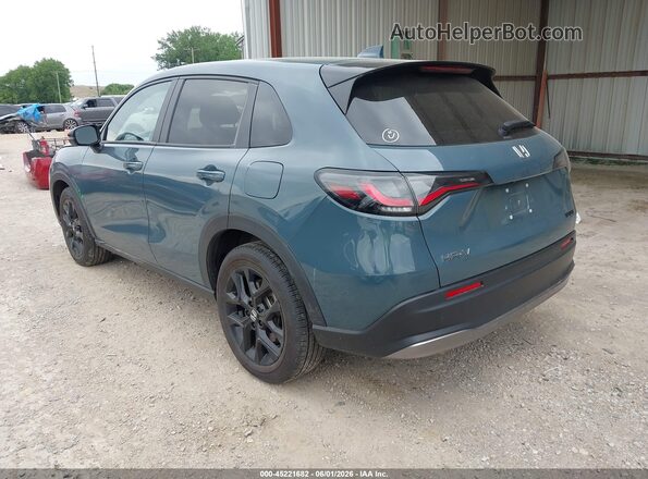 3CZRZ2H5XRM729667 2024 HONDA HR-V Blue Rear left