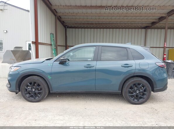 3CZRZ2H5XRM729667 2024 HONDA HR-V Blue 360 interior view
