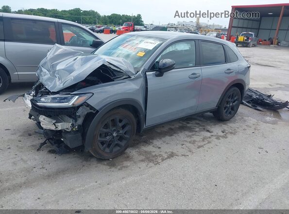 3CZRZ2H5XRM733623 2024 HONDA HR-V Gray Передня ліва чверть
