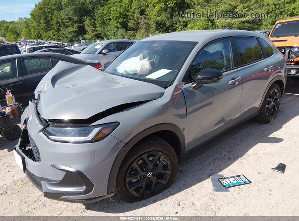 3CZRZ2H5XSM782827 2025 HONDA HR-V Серый Передняя левая четверть