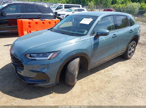 3CZRZ2H72RM747744 2024 HONDA HR-V Blue Передня ліва чверть