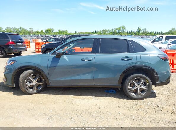 3CZRZ2H72RM747744 2024 HONDA HR-V Blue Панорамний вид салону 360°
