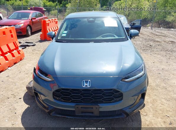 3CZRZ2H72RM747744 2024 HONDA HR-V Blue Вид щитка приладів