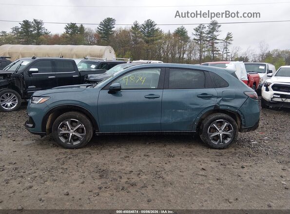 3CZRZ2H77RM734147 2024 HONDA HR-V Light Blue Widok wnętrza 360 stopni