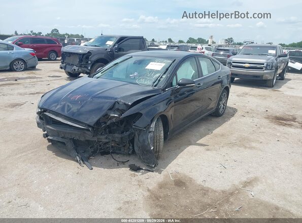 3FA6P0CD0LR138040 2020 FORD FUSION Black წინა მარცხენა ხედი სამი მეოთხედიდან