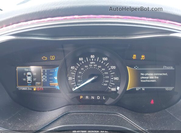 3FA6P0CD1LR137186 2020 FORD FUSION Черный Вид задних сидений
