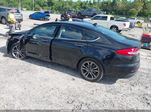 3FA6P0CD1LR137186 2020 FORD FUSION Черный Задняя левая четверть