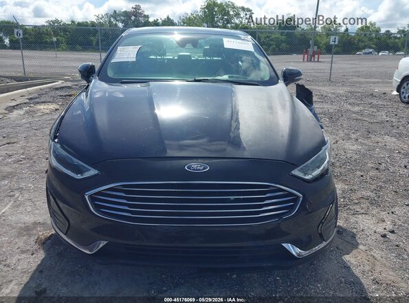 3FA6P0CD1LR137186 2020 FORD FUSION Черный Вид щитка приборов