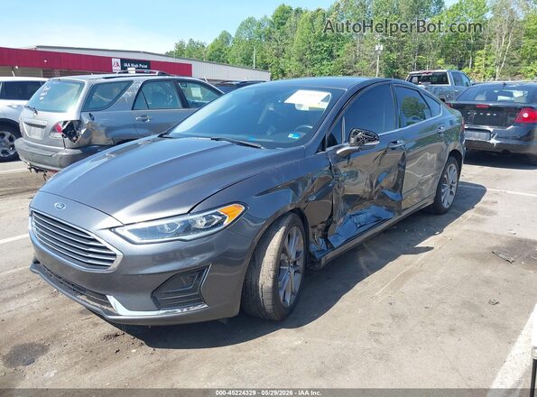 3FA6P0CD1LR207138 2020 FORD FUSION Gray Front left