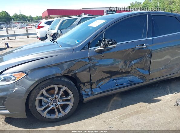 3FA6P0CD1LR207138 2020 FORD FUSION Gray Front view