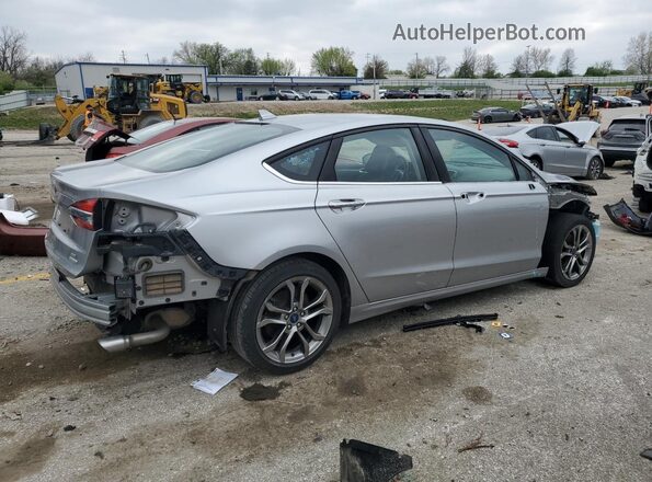 3FA6P0CD3LR153129 2020 FORD FUSION Silver Rear right