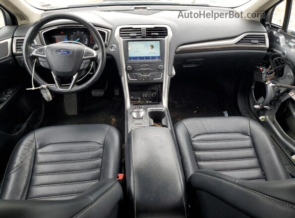 3FA6P0CD3LR153129 2020 FORD FUSION Silver Dashboard view
