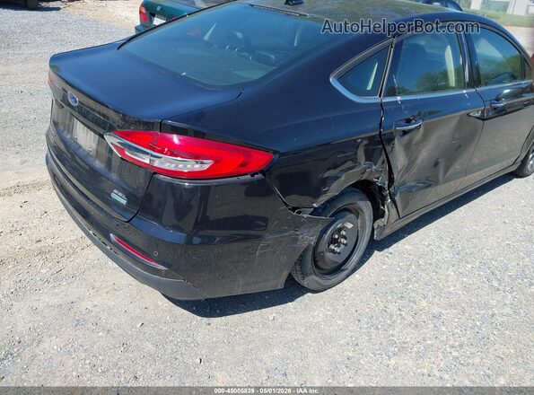 3FA6P0CD6LR193141 2020 FORD FUSION Black Front view