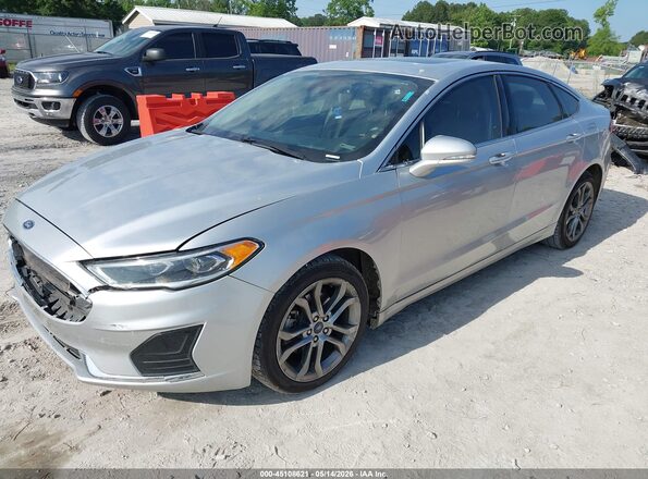 3FA6P0CD7KR150975 2019 FORD FUSION Silver 