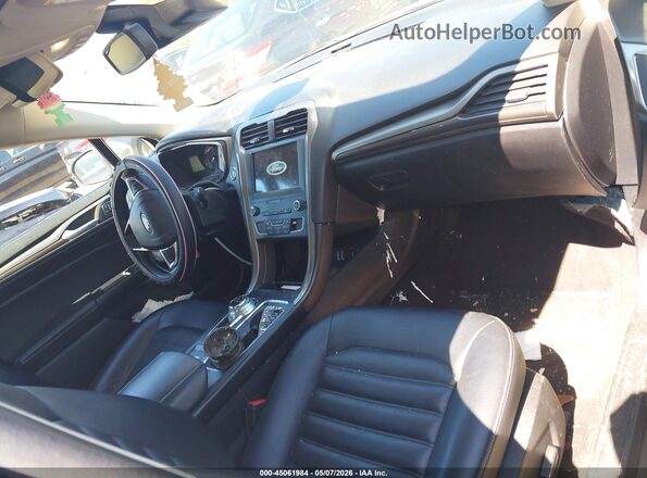 3FA6P0CD8KR236554 2019 FORD FUSION Silver წინა სალონის ხედი