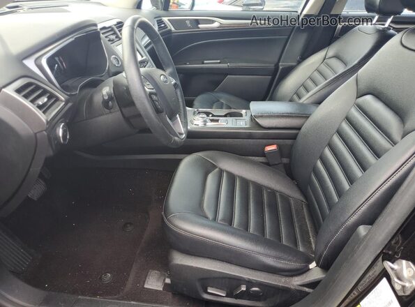 3FA6P0CD8LR158441 2020 FORD FUSION Black Widok wnętrza z przodu