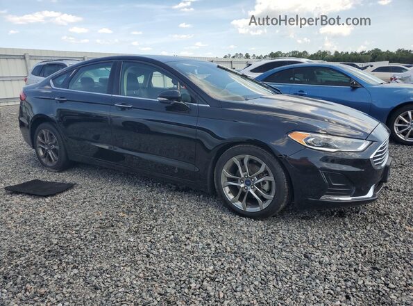 3FA6P0CD8LR158441 2020 FORD FUSION Black Przód prawy