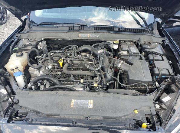 3FA6P0CD8LR158441 2020 FORD FUSION Black Widok wnętrza z tyłu