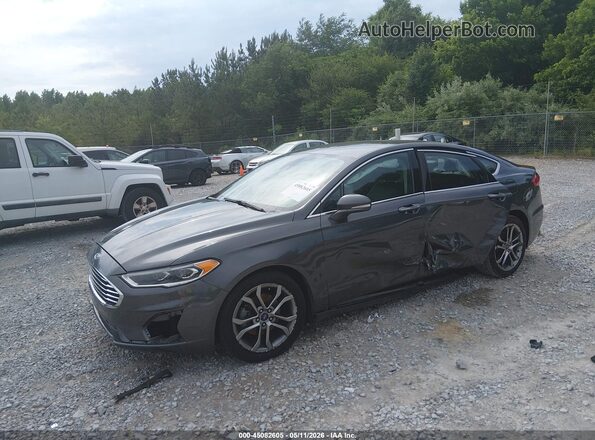 3FA6P0CDXKR236555 2019 FORD FUSION Black Front left