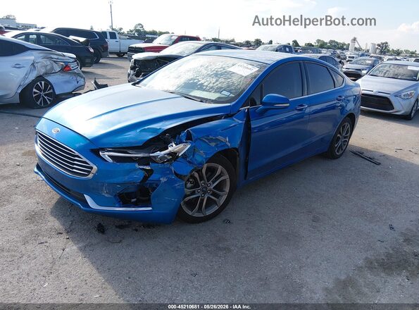 3FA6P0CDXLR130978 2020 FORD FUSION Blue Vista tres cuartos delantera izquierda