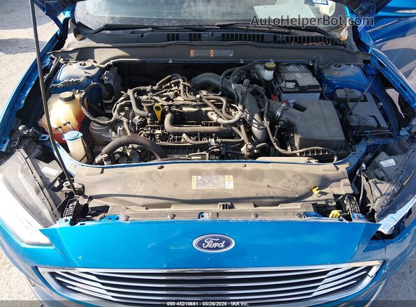 3FA6P0CDXLR130978 2020 FORD FUSION Blue Vista trasera