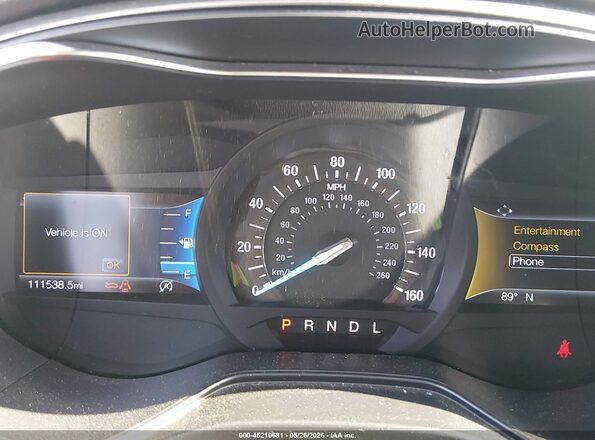 3FA6P0CDXLR130978 2020 FORD FUSION Blue Vista de los asientos traseros