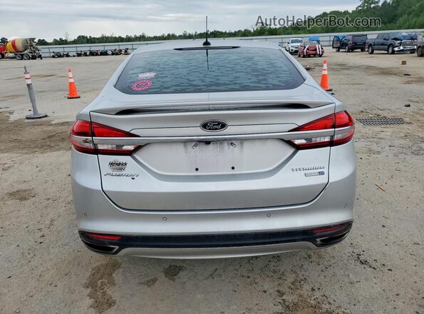 3FA6P0D91JR134263 2018 FORD FUSION Silver 