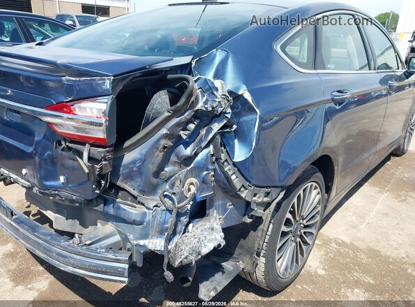 3FA6P0D93JR207133 2018 FORD FUSION Blue Front view