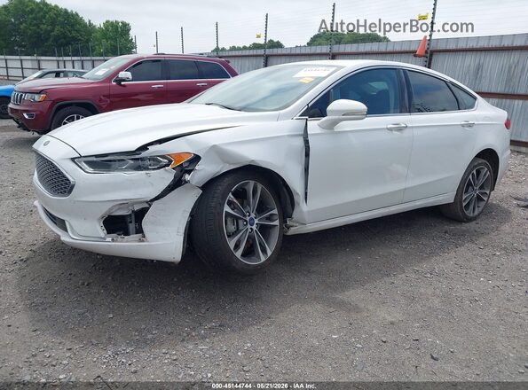 3FA6P0D93LR115779 2020 FORD FUSION White Vista tres cuartos delantera izquierda