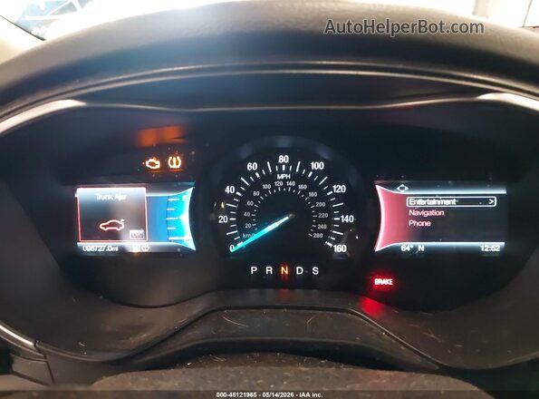 3FA6P0D93LR174752 2020 FORD FUSION Blue Vista de los asientos traseros