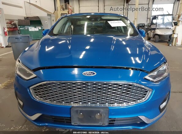 3FA6P0D93LR174752 2020 FORD FUSION Blue Vista del cuadro de instrumentos