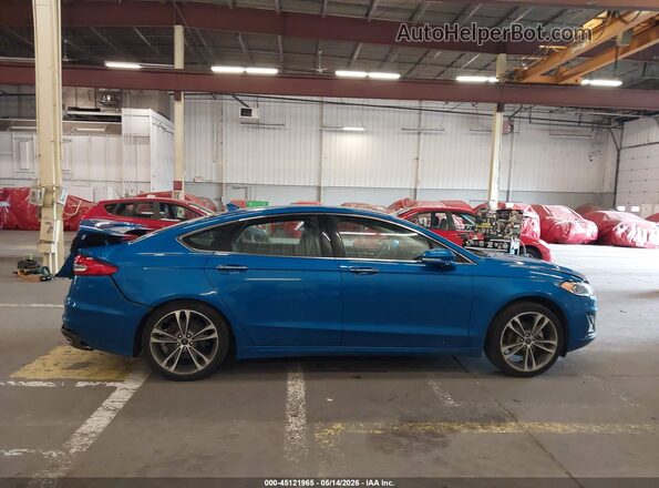 3FA6P0D93LR174752 2020 FORD FUSION Blue Vista interior trasera