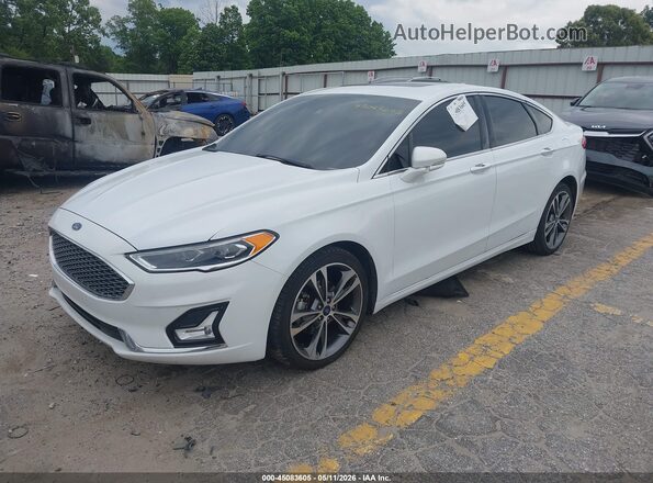3FA6P0D95LR132969 2020 FORD FUSION White Przód lewy
