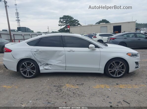 3FA6P0D95LR132969 2020 FORD FUSION White Widok zestawu wskaźników