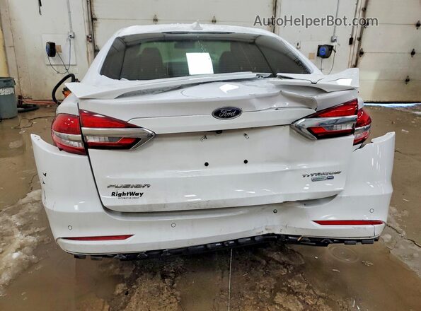 3FA6P0D96LR205394 2020 FORD FUSION White უკანა ხედი